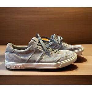 Tod's Men's Suede Sneakers Size 10.5‎ Gray Shoes